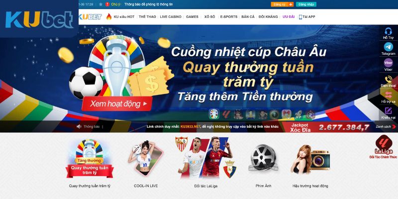 Truy cập và đăng nhập Kubet